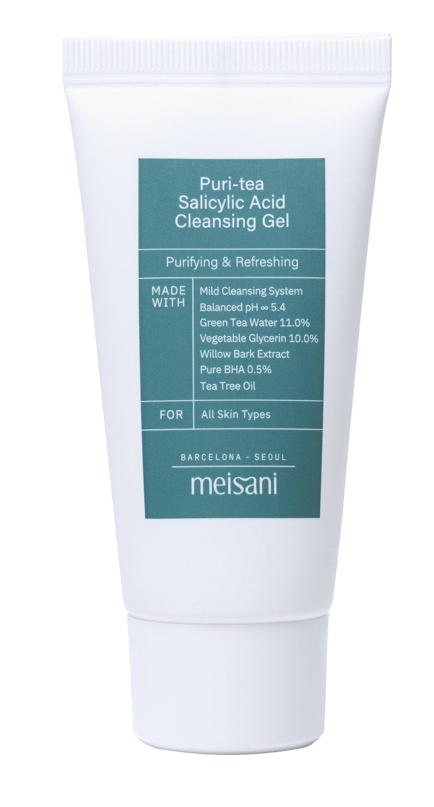 Meisani Puri-Tea Salicylic Cleansing Gel Reisegröße